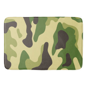 Tapete De Banheiro Camuflagem