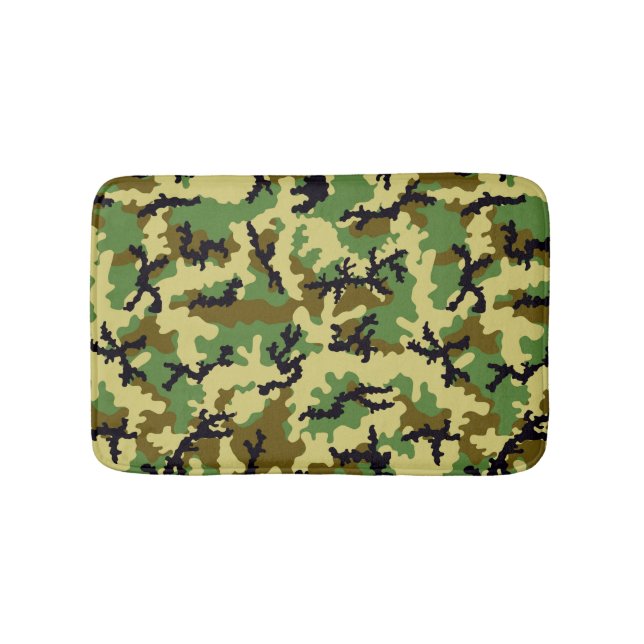 Tapete De Banheiro Camuflagem florestal (frente)