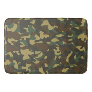 Tapete De Banheiro Camuflagem florestal
