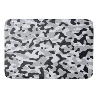 Tapete De Banheiro Camuflagem urbana de alto contraste