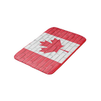 TAPETE DE BANHEIRO CANADA BRICK FLAG