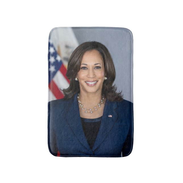 Tapete De Banheiro Candidato Kamala Harris EUA 2024 (Frente Vertical)