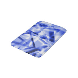 Tapete De Banheiro Canto dos pedaços quadrados de acrílico, azul a br