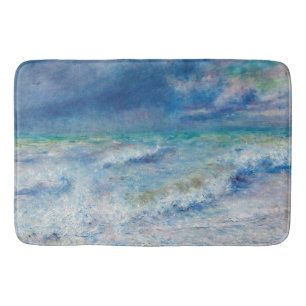 Tapete De Banheiro Capa de Mar Azul por Impressionista Renoir