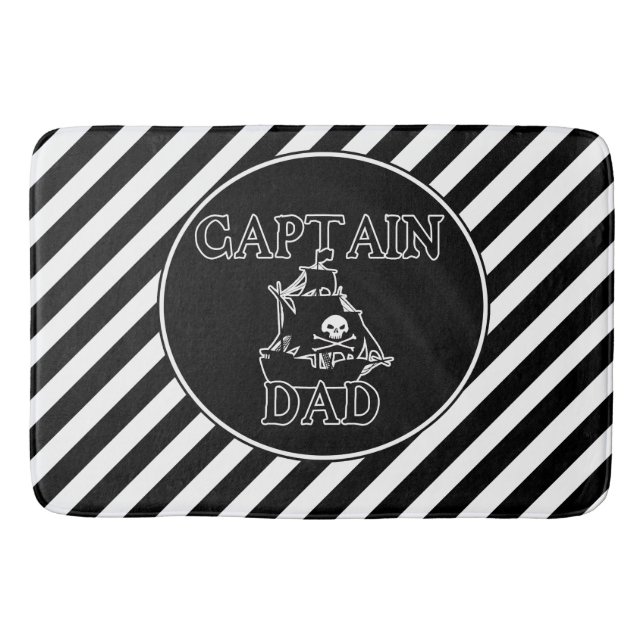 Tapete De Banheiro Capitão Pai - Galleon Bath Mat Ghosted (Frente)