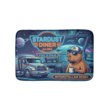 Capivara Ciborgue Caminhoneiro Espacial Lanchonete