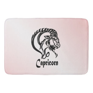 Tapete De Banheiro Capricórnio o Bode Marinho Zodíaco