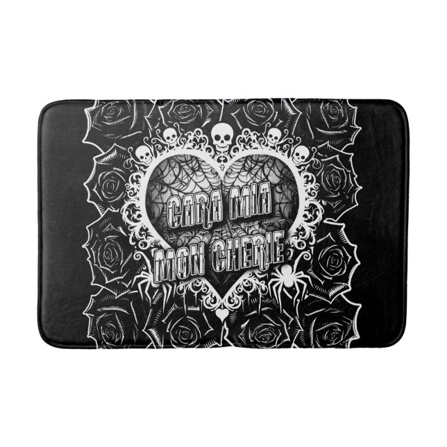 Tapete De Banheiro Cara Mia, Mon Cherie (Frente)