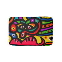 Cara moderna da arte abstracta