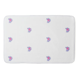 Tapete De Banheiro Caranguejo Rosa Pré-Paposa