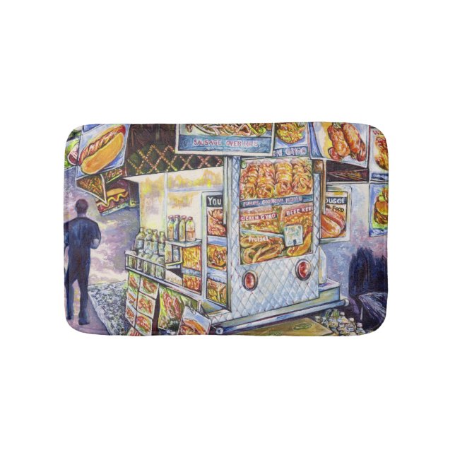 Tapete De Banheiro Carga Extraordinária de Trabalho Artístico (frente)