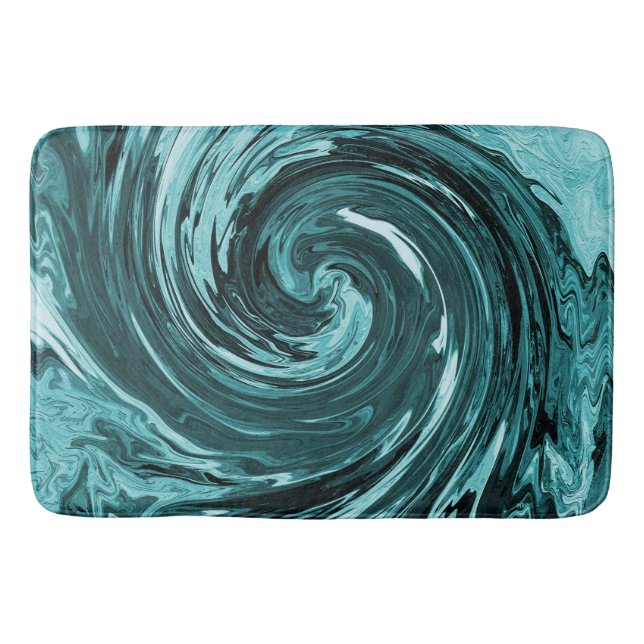 Tapete De Banheiro Caribe águas selvagens.... (Frente)