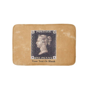 Tapete De Banheiro Carimbo do Penny Black Postage