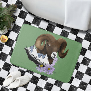 Tapete De Banheiro Carneiro Bighorn