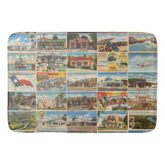 Tapete De Banheiro Cartões postais antigos do Texas Bath Mat