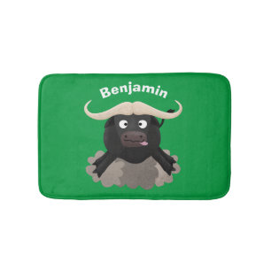 Tapete De Banheiro Cartografia de búfalo com água corrente