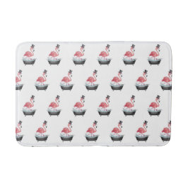 Tapete De Banheiro Cartoon Flamingo Pattern