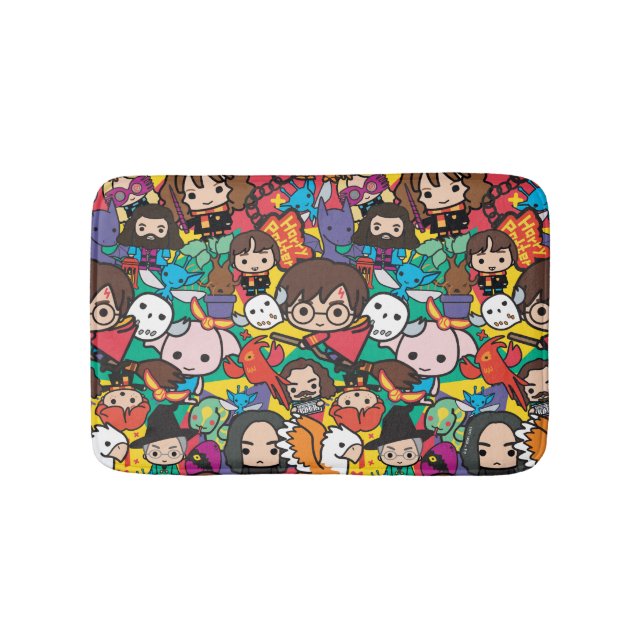 Tapete De Banheiro Cartoon Harry Potter Character Toss Pattern (frente)