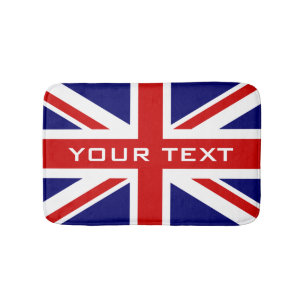 Tapete De Banheiro Casaco de banho não escorregadio com bandeira do 