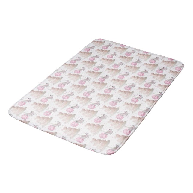 Tapete De Banheiro Casamento Cake Bath Mat (Angulado)