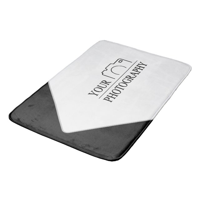 Tapete De Banheiro Casamento Elegante Adicionar Fotografia Personaliz (Angulado)