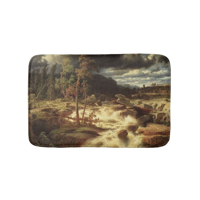 Tapete De Banheiro Cascata na Suecia (por Marcus Larson) (frente)