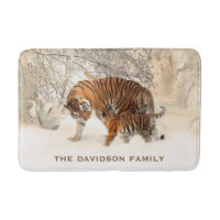 Casquilhos de banho de nome personalizado dos Tigr