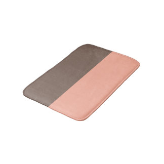 Tapete De Banheiro Castanho-Pastel e Vermelho-Pálido