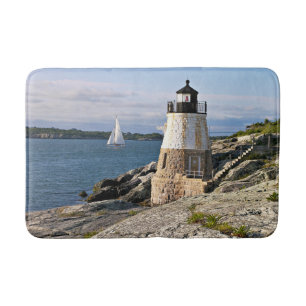 Tapete De Banheiro Castelo Hill Lighthouse, Rhode Island