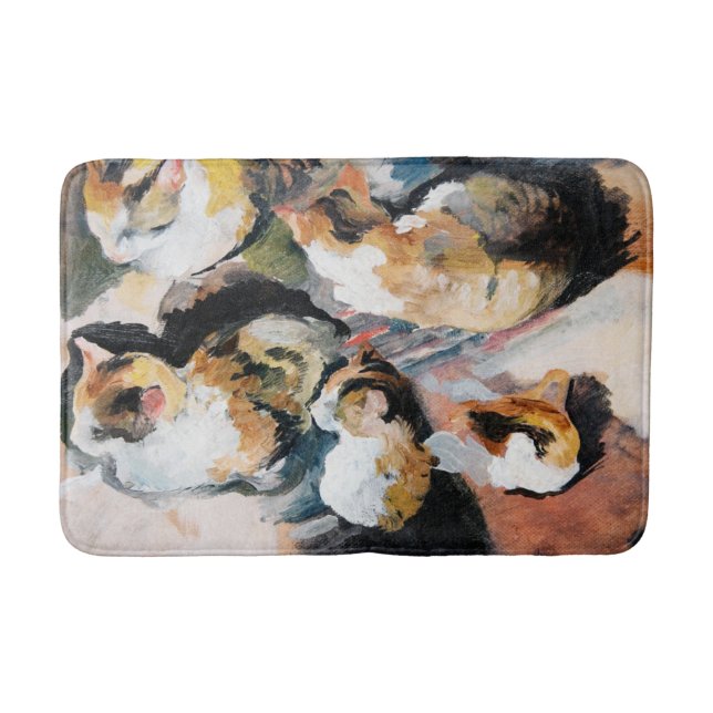 Tapete De Banheiro Cat, August Macke (Frente)