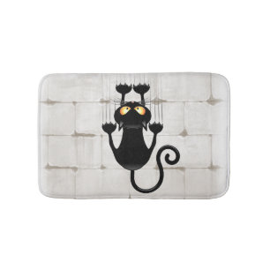 Tapete De Banheiro Cat Caindo no personagem de desenho animado de div