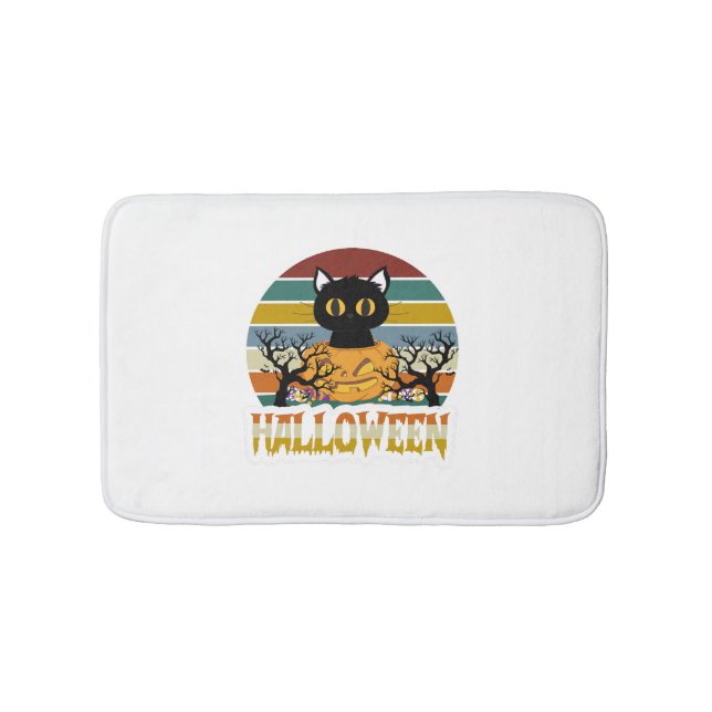 Tapete De Banheiro Cat Halloween (frente)