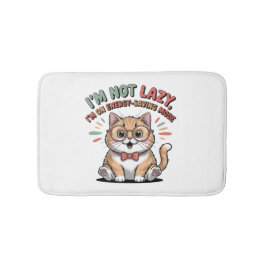 Tapete De Banheiro Cat in Energy Saving Mode