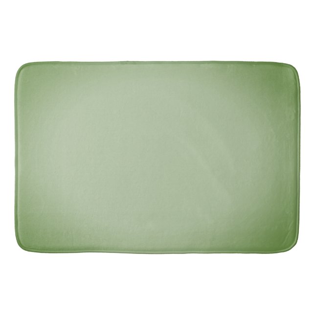 Tapete De Banheiro Celadon Verde Jade Sólido (Frente)