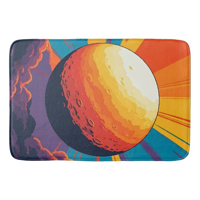 Tapete De Banheiro Celestial Sunset Bath Mat (Frente)