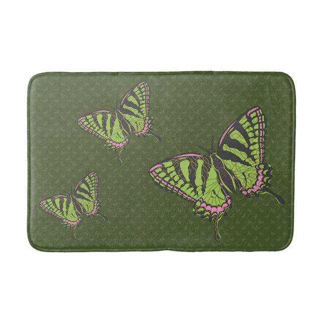 Tapete De Banheiro Célula Swallowtail Mat (Frente)