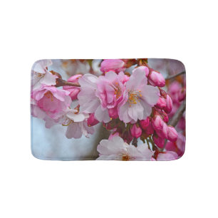 Tapete De Banheiro Cerejeira rosa floresce
