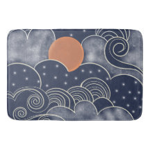 céu azul da lua abstrato