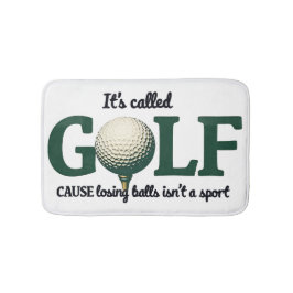 Tapete De Banheiro Chama-se Golf Funny Bathroom Decor