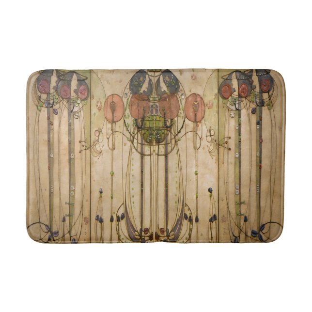 Tapete De Banheiro Charles Mackintosh - The Wassail (Frente)
