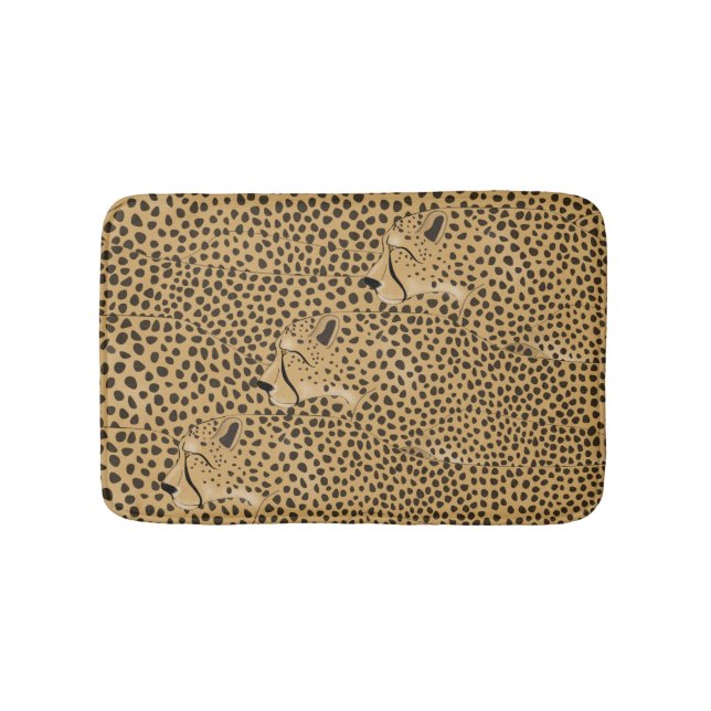 Tapete De Banheiro Cheetah Bathmat (frente)