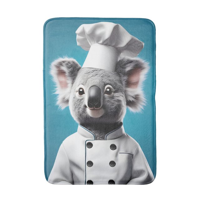 Tapete De Banheiro Chef Koala (Frente Vertical)
