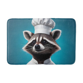 Tapete De Banheiro Chef Raccoon
