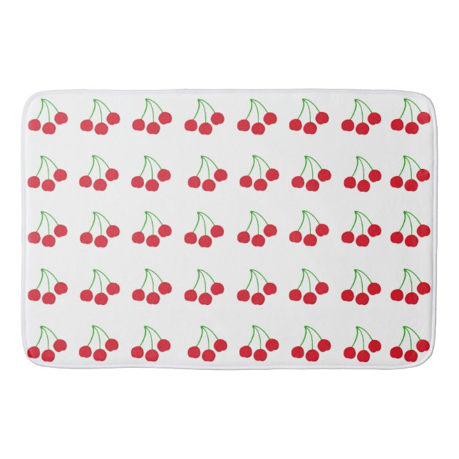 Tapete De Banheiro Cherries Bath Mat (Frente)