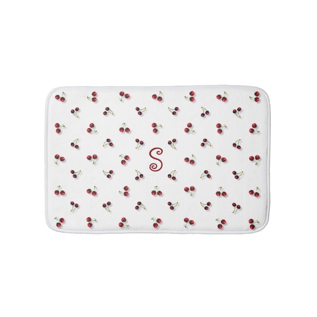 Tapete De Banheiro Cherries Bath Mat (frente)