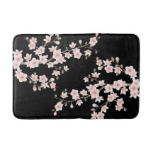 Cherry Blossoms BLUSH Pink Black