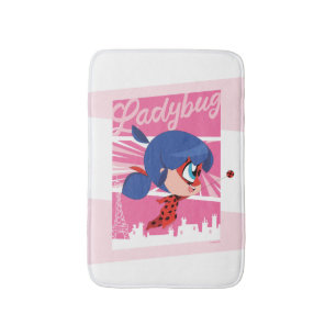 Tapete De Banheiro Chibi Ladybug em Paris
