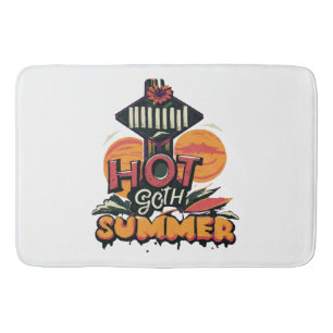 Tapete De Banheiro Chic de Verão de Gótico quente