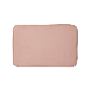 Tapete De Banheiro Chic moderna elegante e elegante, cor-de-rosa e po
