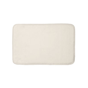 Tapete De Banheiro Chic moderna elegante e elegante, creme mínimo